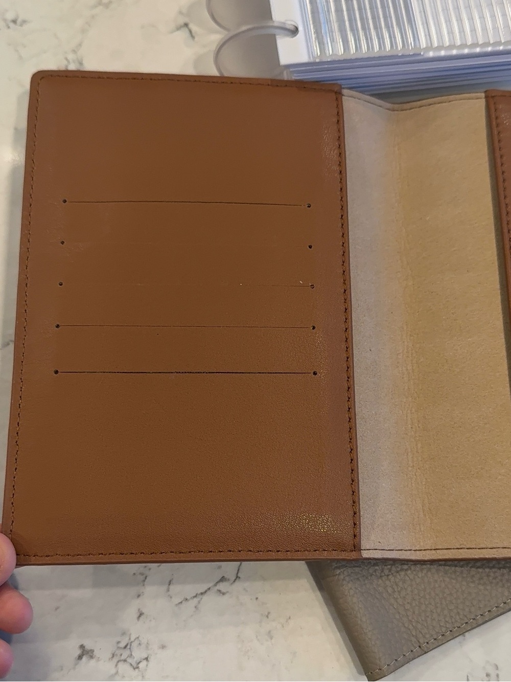 Cloth & Paper Bundle Vegan Leather Suede Planner Cover A5 - Picture 4 of 12